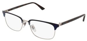 gucci gg0130o blue|Gucci GG0131O Blue Eyeglasses .